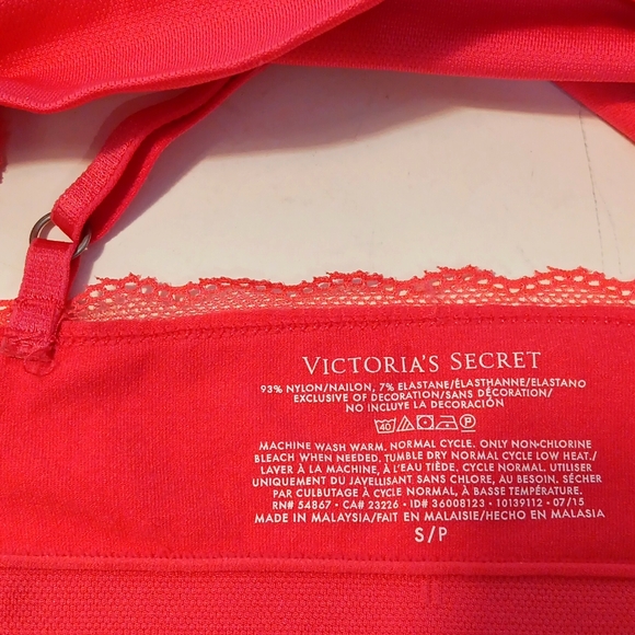 2 Victoria Secret bra S/P GREY AND PINK - Picture 4 of 7